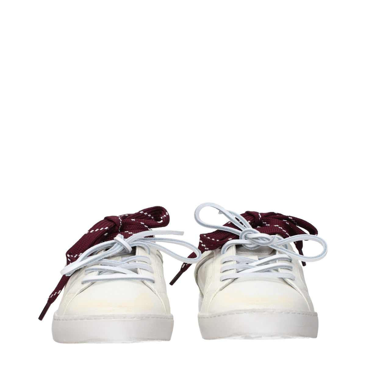 Miu Miu Beige Leather Sneakers