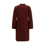 Ella Bordeaux Wool Oves Aries Coat