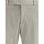 PT Torino Gray Cotton Casual Pants