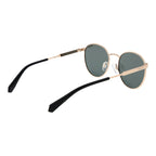 Polaroid Gold Metal Sunglasses
