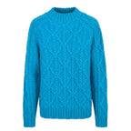 Malo Blue Cotton Men Sweater