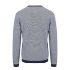 Malo Blue Cotton Men Sweater