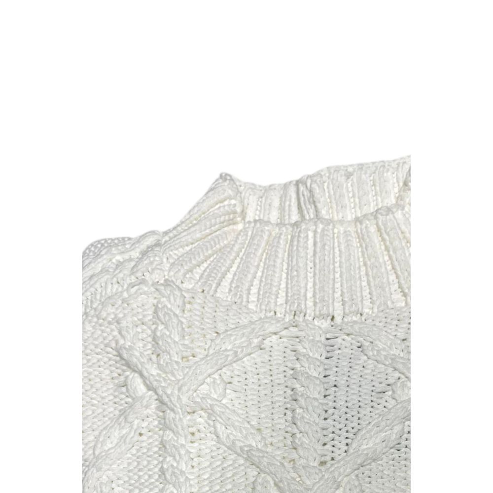 Malo White Cotton Men's Sweater