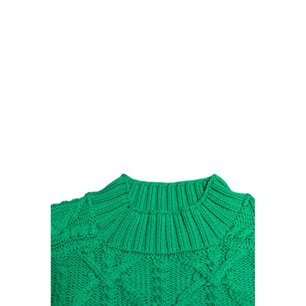 Malo Green Cotton Men's Sweater