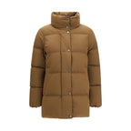 Woolrich Brown Goose Down Full-Length Jacket