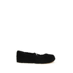 Moon Boot Black Fur Ballet Flats