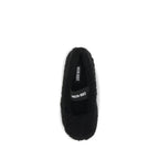 Moon Boot Black Fur Ballet Flats