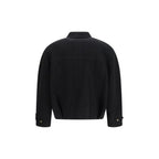 SÉFR Black Wool Oves Aries Full-Length Jacket