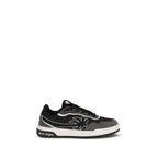 Palm Angels Black Calf Leather Bos Taurus Low Top Sneakers