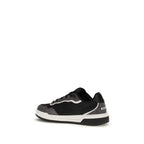 Palm Angels Black Calf Leather Bos Taurus Low Top Sneakers