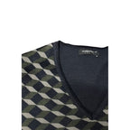 Roberto Pepe Luxury Green Wool Men's Sweater