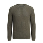 Roberto Pepe Luxury Green Cotton Men Sweater
