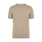 Roberto Pepe Luxury Beige Cotton Men Sweater