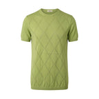 Roberto Pepe Luxury Green Cotton Men Sweater