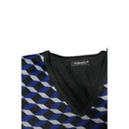 Roberto Pepe Luxury Blue Wool Men's Sweater