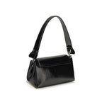 Vivienne Westwood Black Calf Leather Bos Taurus Shoulder Bag