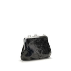 Vivienne Westwood Black Calf Leather Bos Taurus Handbag