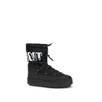 Moon Boot Black Polyamide Lace-Up Boots