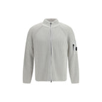 C.P. Company White Polyamide Cardigan