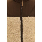 Ami Paris Beige Polyester Full-Length Jacket