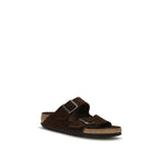 BIRKENSTOCK 1774 Brown Nubuc Leather Flat Sandals