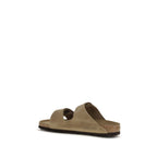 BIRKENSTOCK 1774 Brown Nubuc Leather Flat Sandals