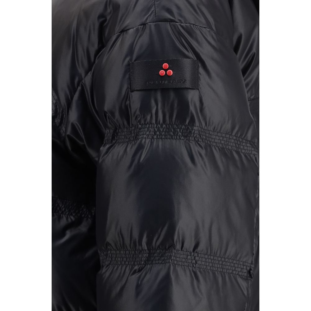 Peuterey Black Polyamide Full-Length Jacket