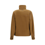 Saint Laurent Brown Cotton Bomber