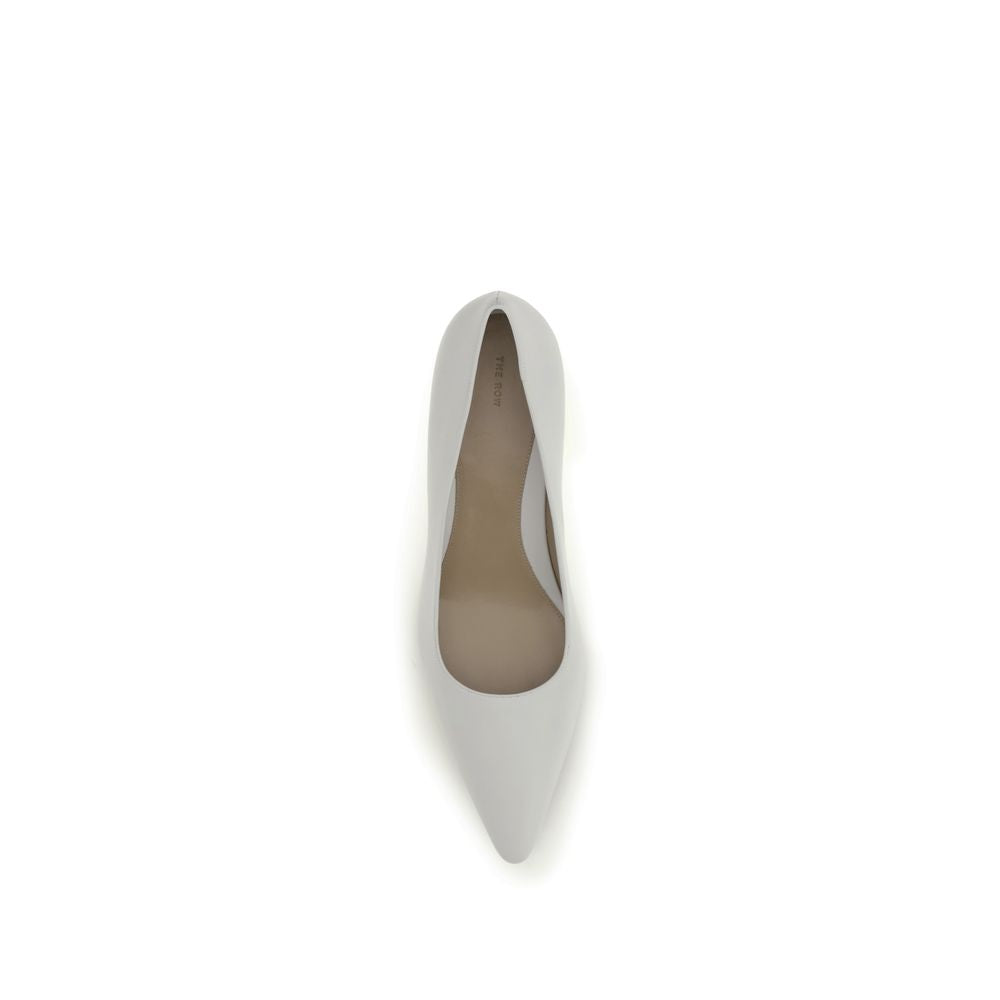 The Row White Lamb Ovis Aries Platform Pumps
