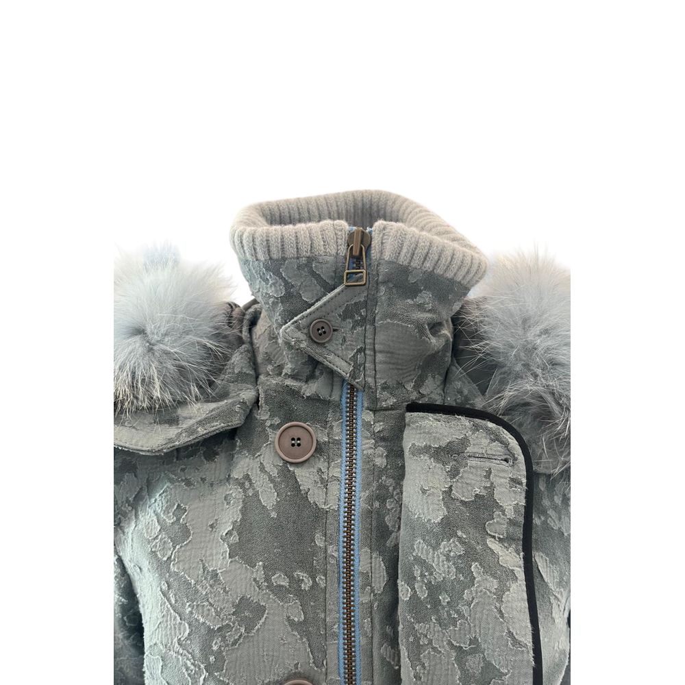 Mr&Mrs Italy Light Blue Cotton Women's Jacket