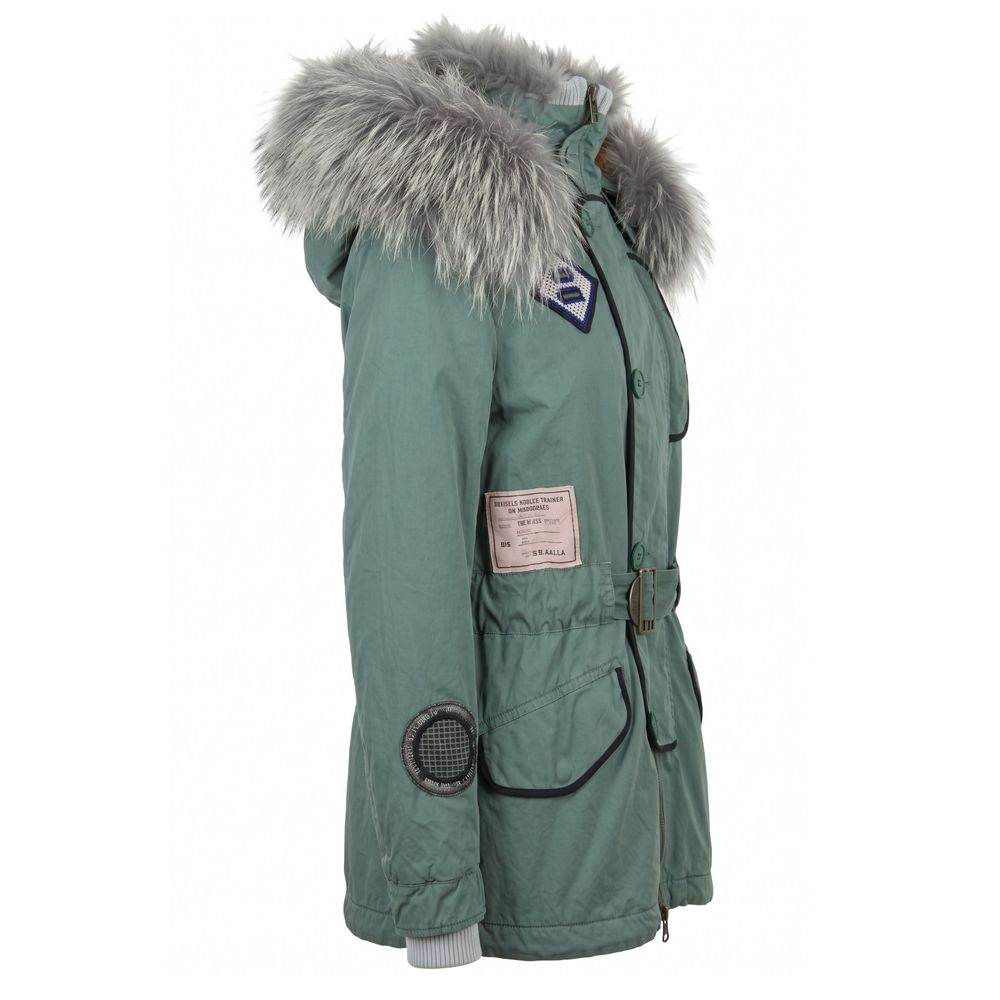 Mr&Mrs Italy Green Cotton Women's Jacket
