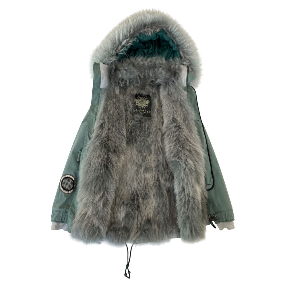 Mr&Mrs Italy Green Cotton Women's Jacket