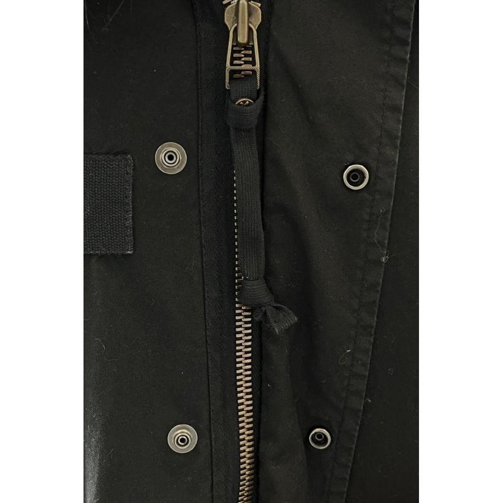 Mr&Mrs Italy Black Cotton Women Jacket