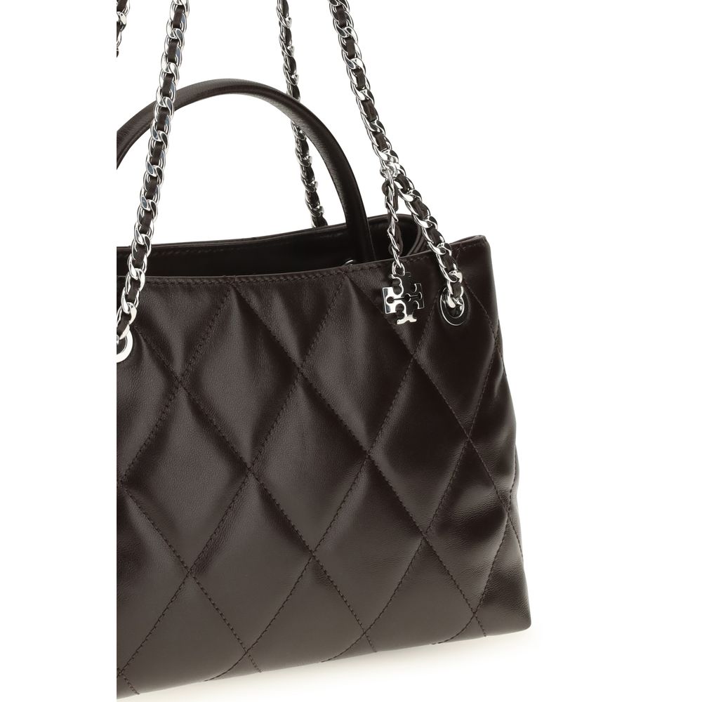 Tory Burch Brown Calf Leather Bos Taurus Shoulder Bag