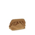 THEMOIRè Beige Suede Leather Handbag