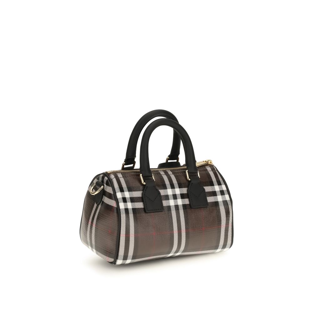Burberry Brown Cotton Handbag