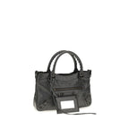 Balenciaga Gray Lamb Ovis Aries Shoulder Bag