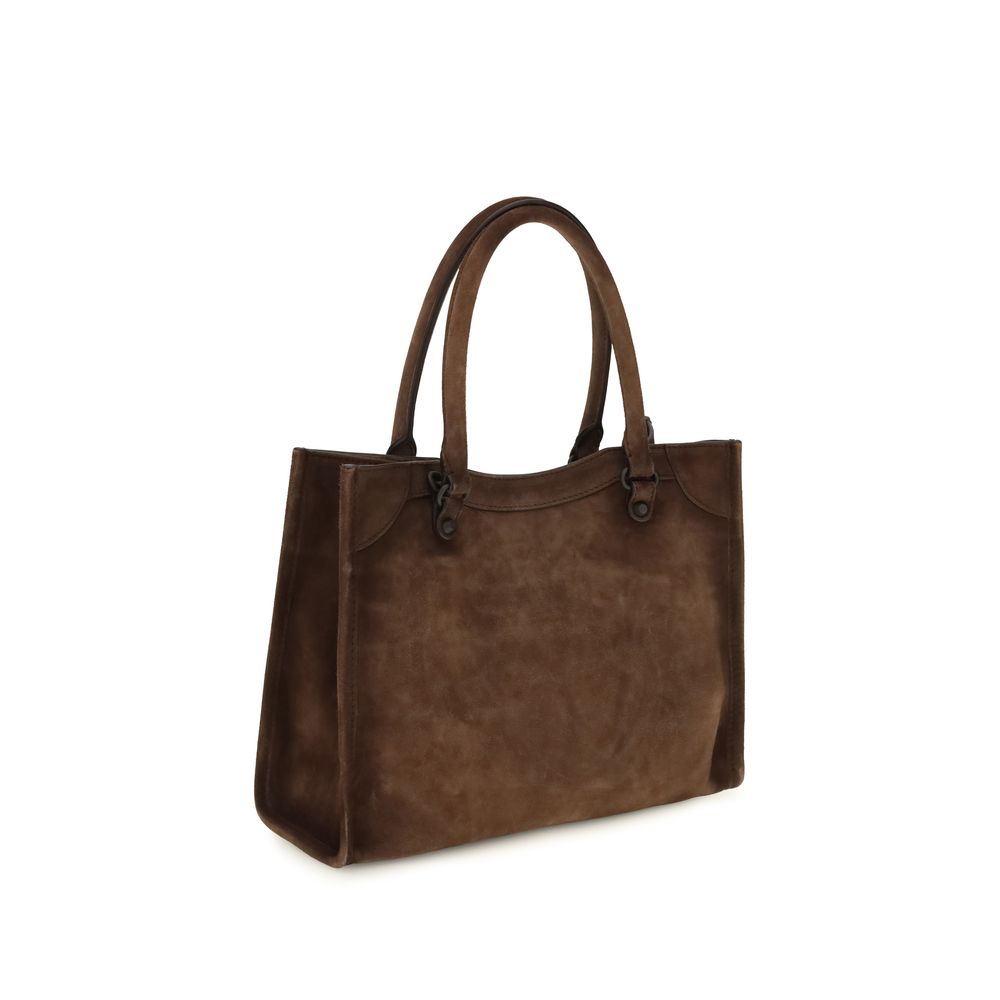 Balenciaga Brown Calf Leather Bos Taurus Handbag
