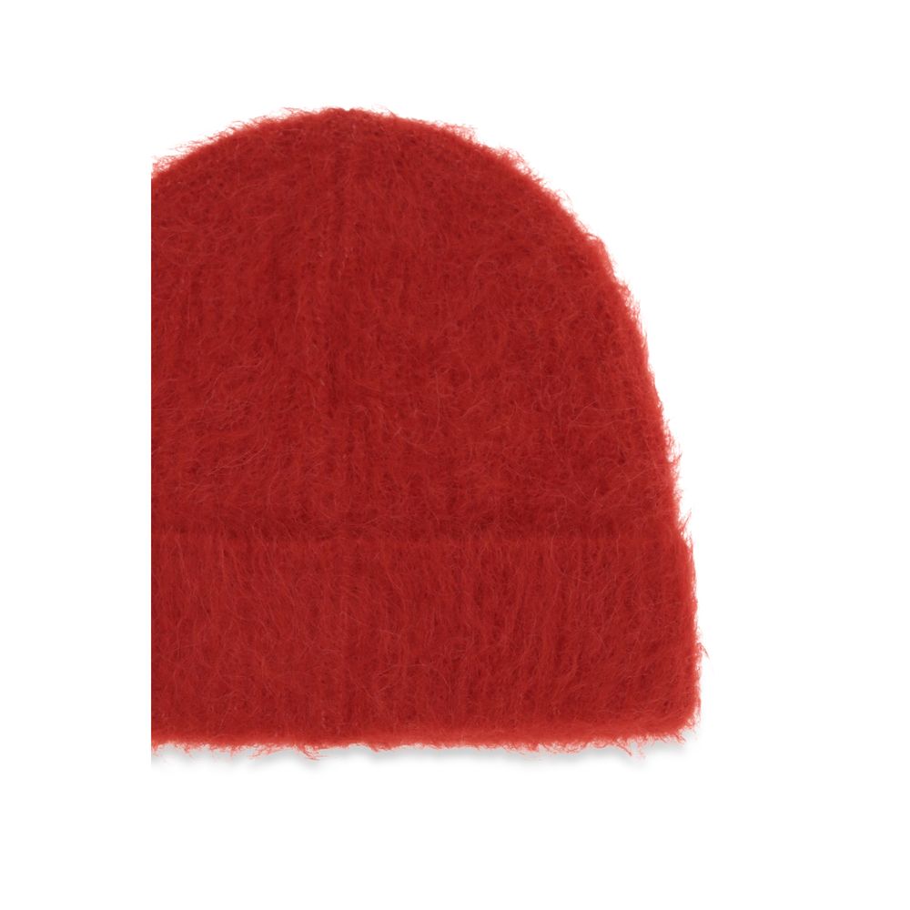 SÉFR Red Alpaca Vicugna Pacos Beanie