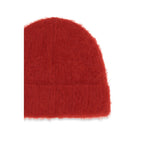 SÉFR Red Alpaca Vicugna Pacos Beanie