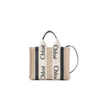 Chloé Beige Linen Tote Bag
