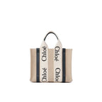 Chloé Beige Linen Tote Bag