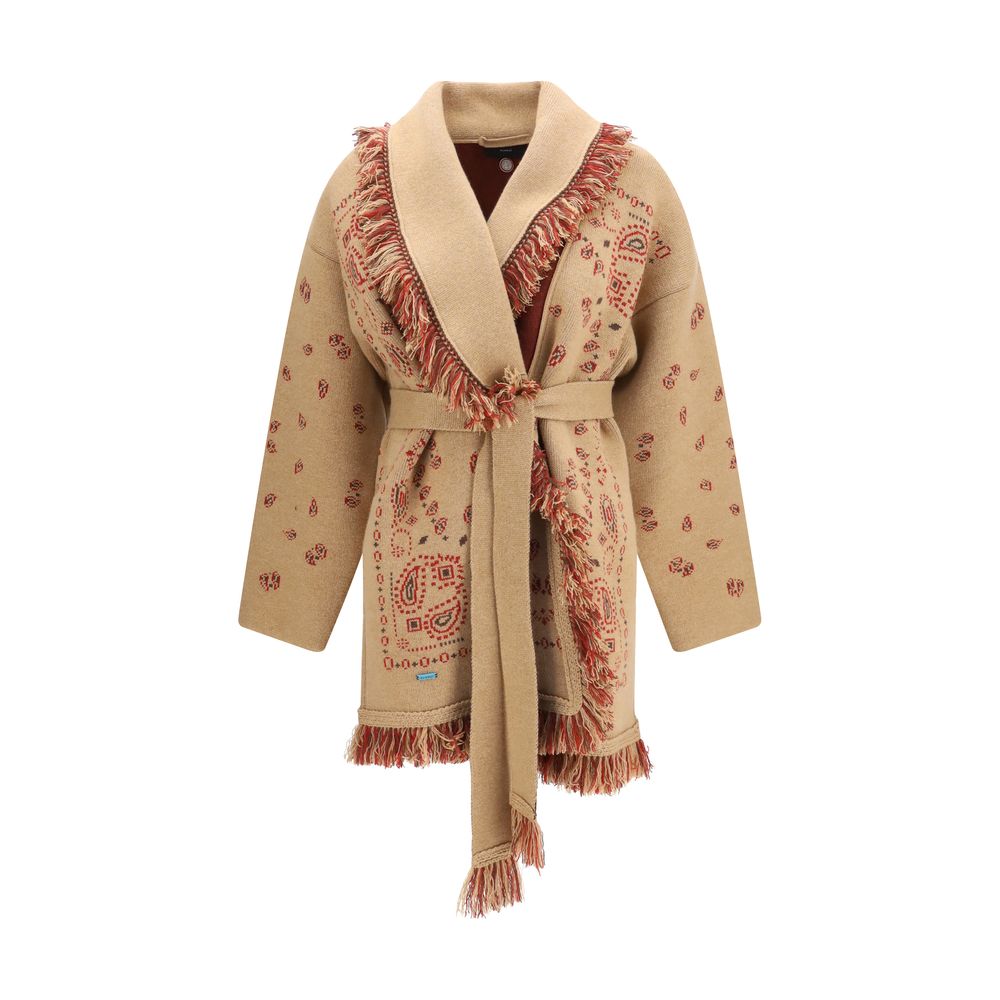 Alanui Brown Cashmere Cardigan