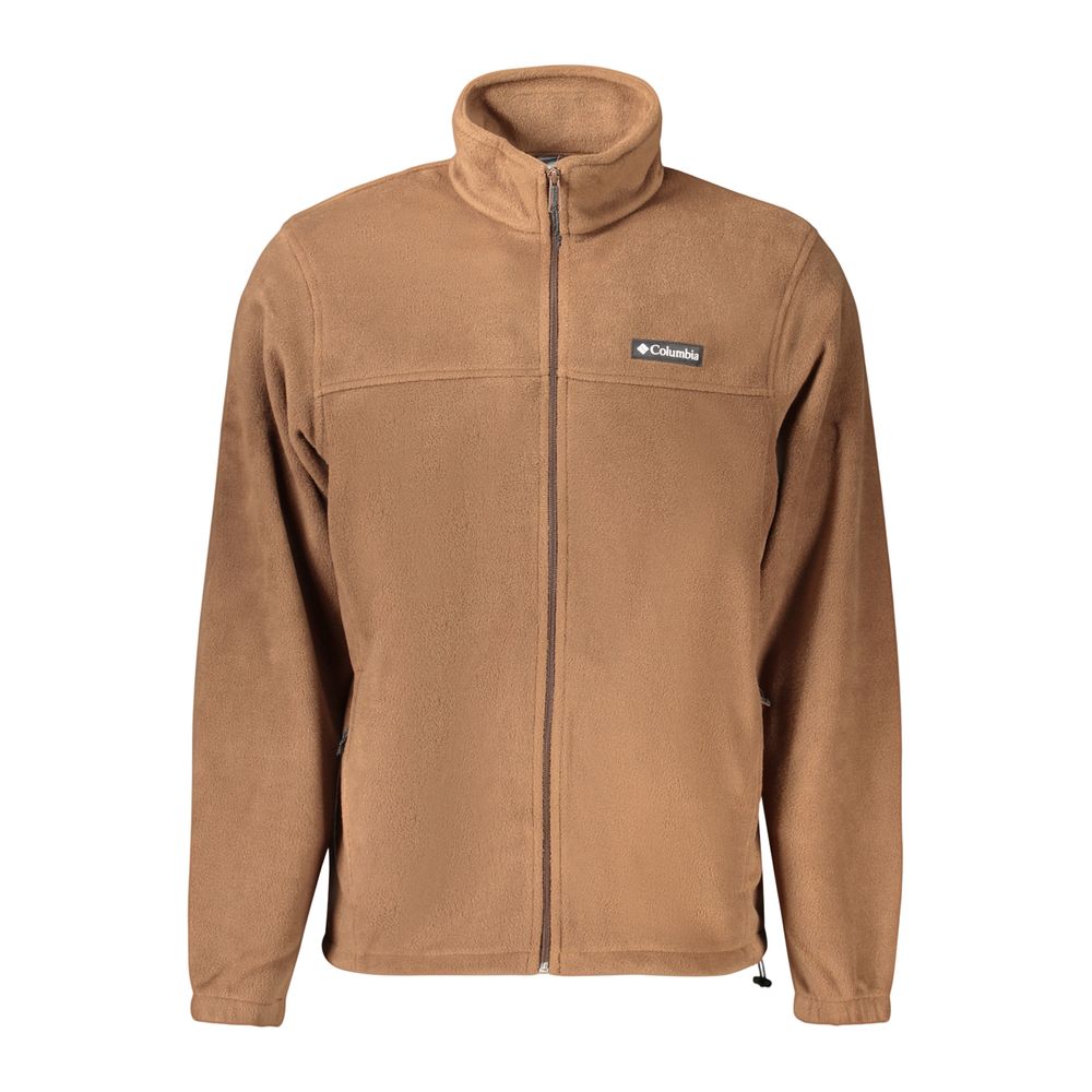 Columbia Brown Polyester Men Sweatshirt