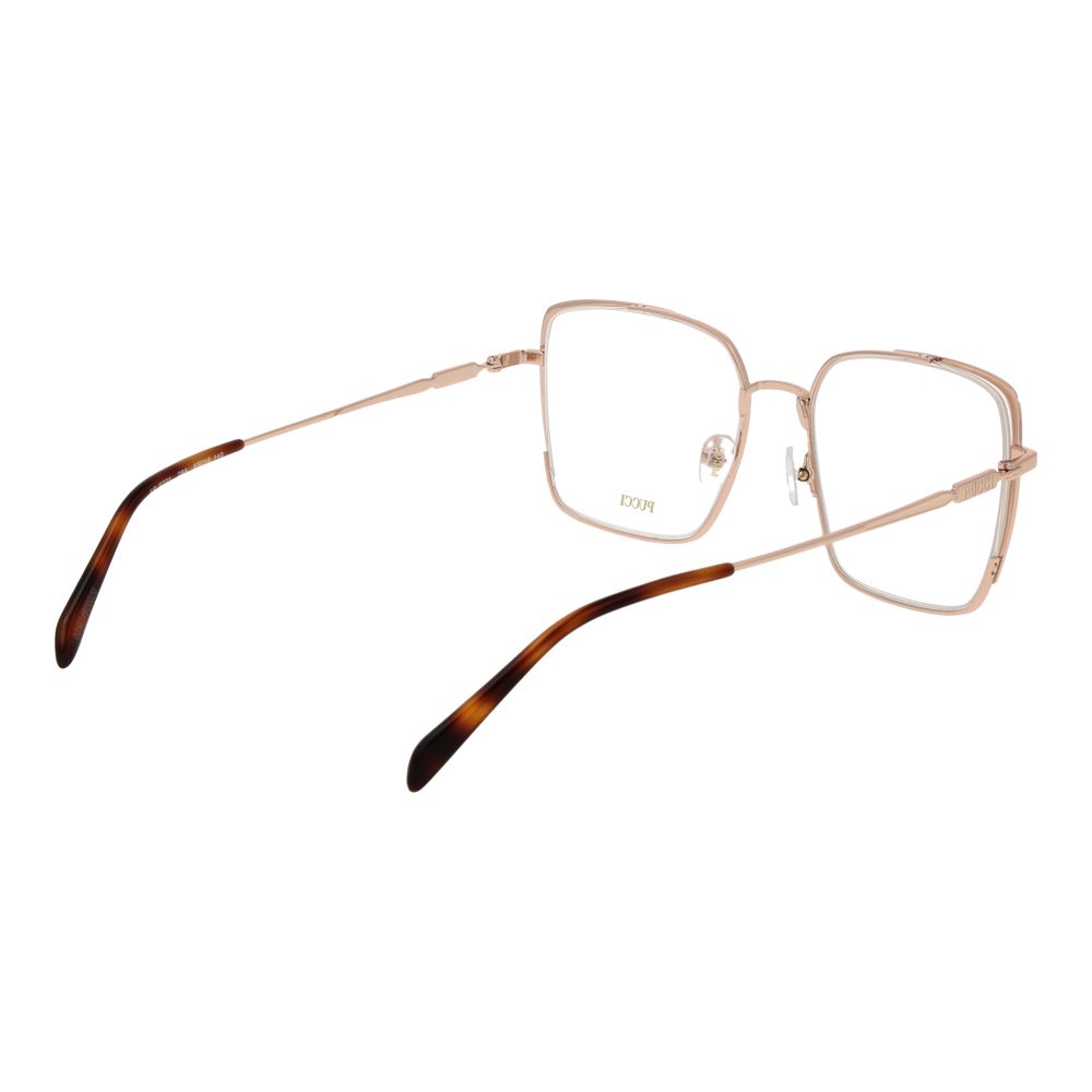 Emilio Pucci Rose Gold Metal Glasses (Frames)