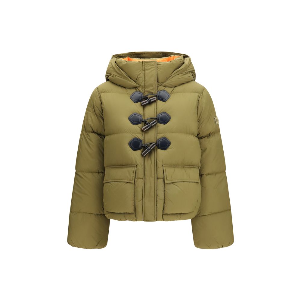 Ganni Bicolor Nylon Full-Length Jacket