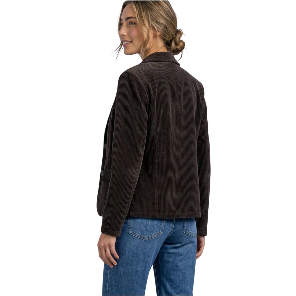 Street One Brown Cotton Blazer