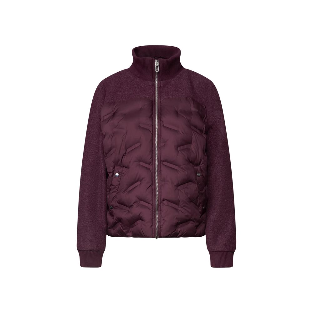 Street One Purple Polyester Full-Length Jacket