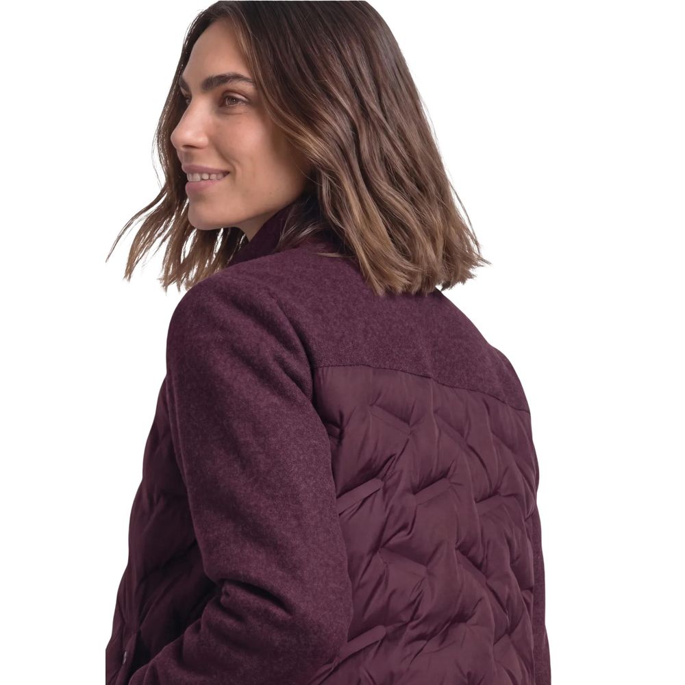 Street One Purple Polyester Full-Length Jacket