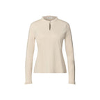Street One Beige Cotton Long Sleeve T-Shirt